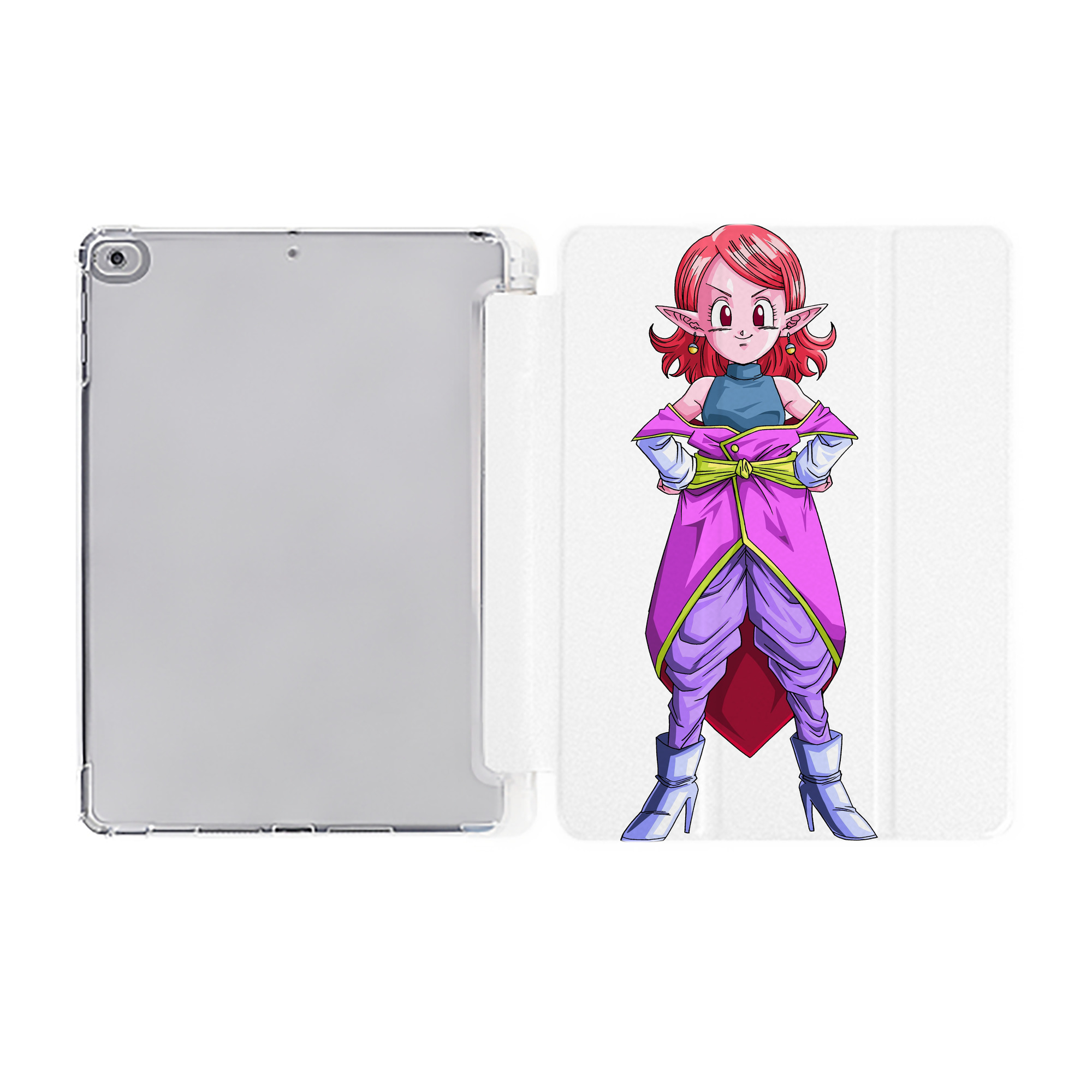 （画像用） ドラゴンボール DRAGON BALL IPad ケース ペン収納付き 三つ折りスタンド PUレザー×シリコン 対応機種9.5/10.5/10.9インチ